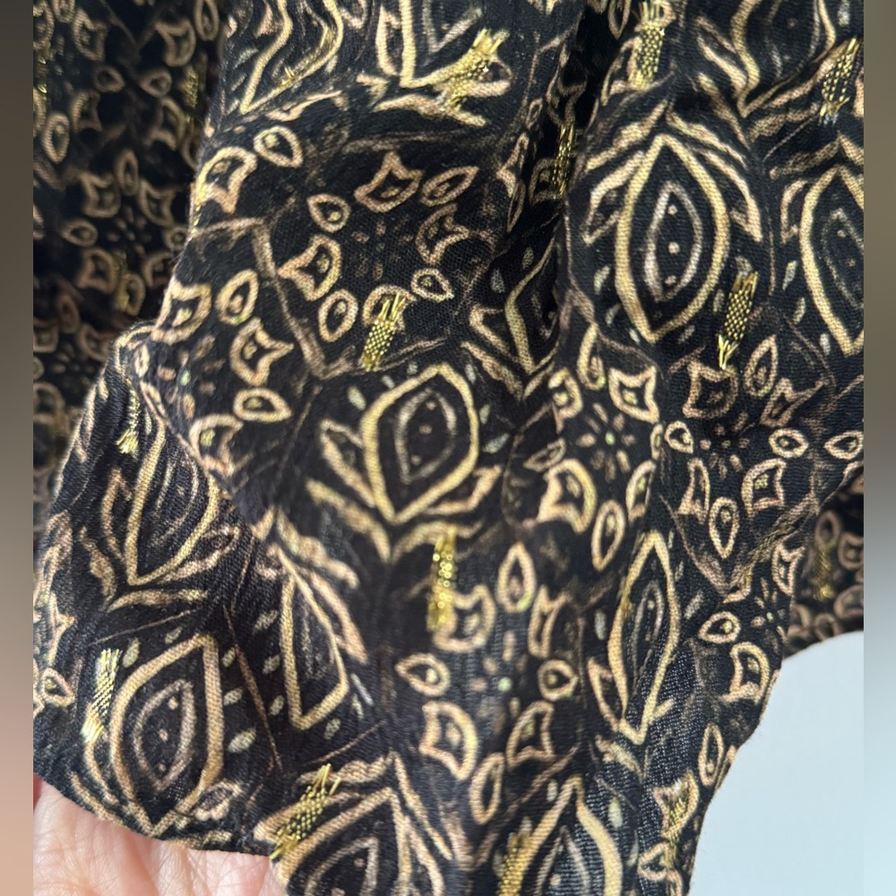 Zara metallic yarn mini skirt - Picture 2 of 3